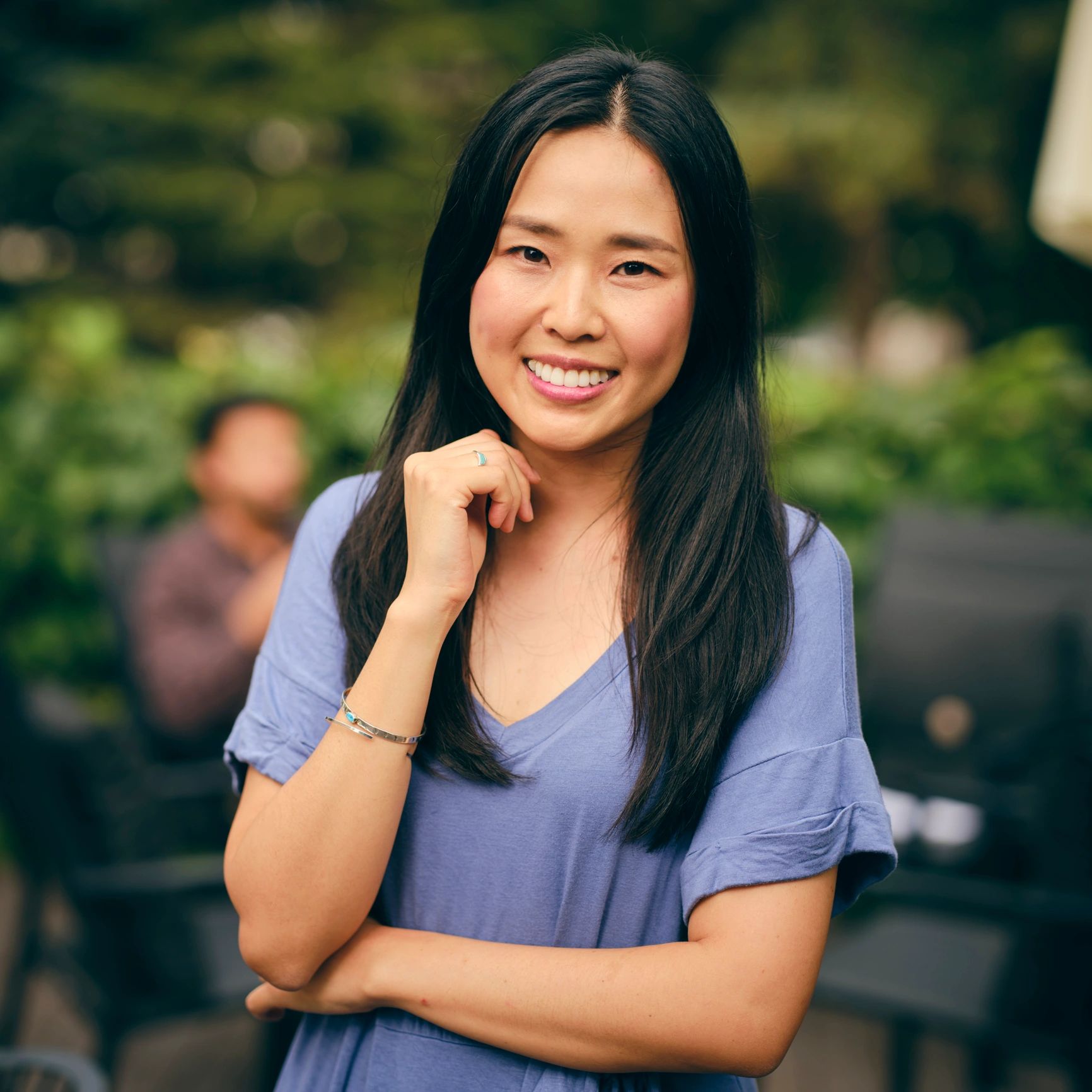 Portrait of a smiling customer